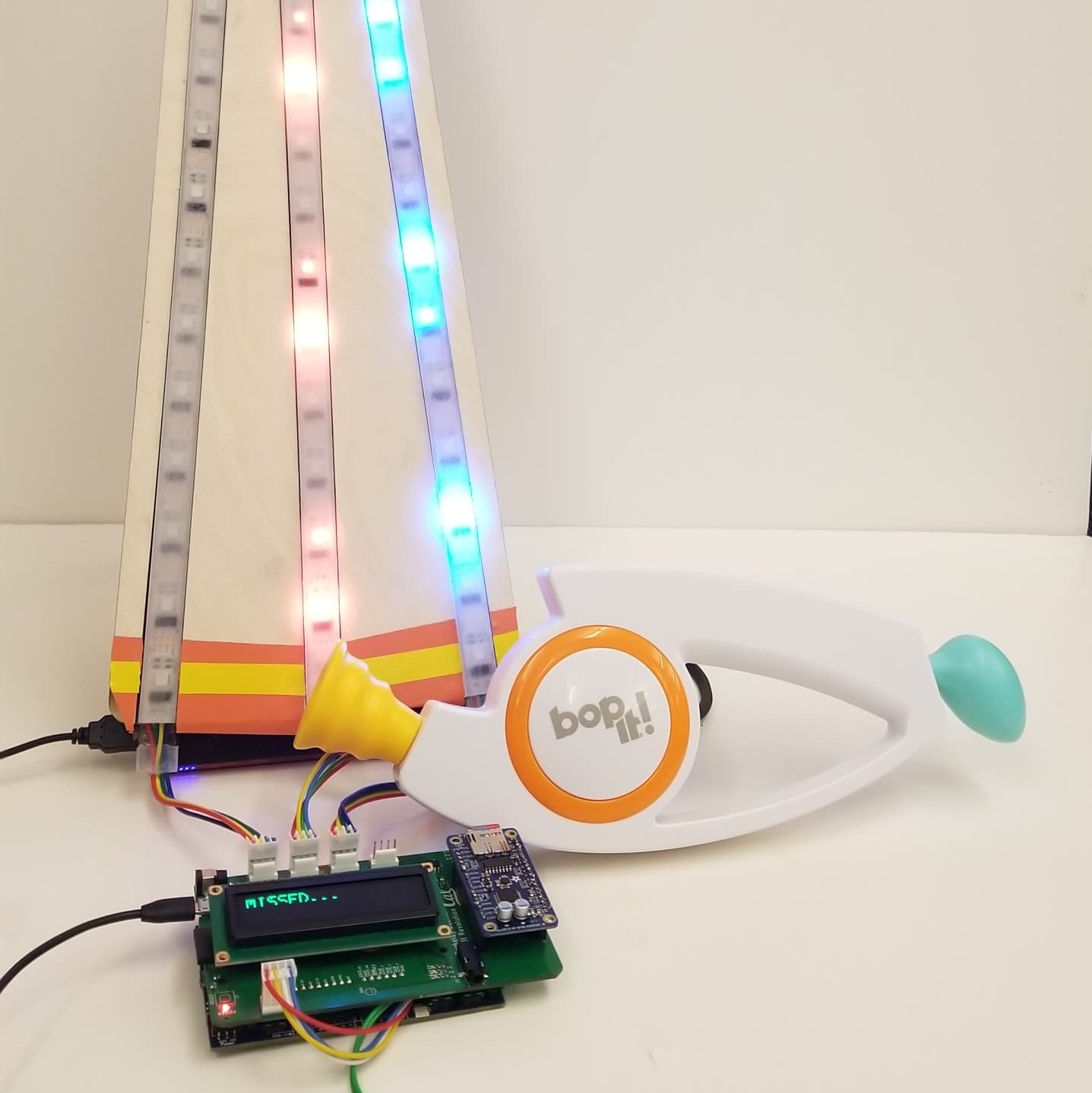 Bop It! Rhythm Game Implemented in Hardware